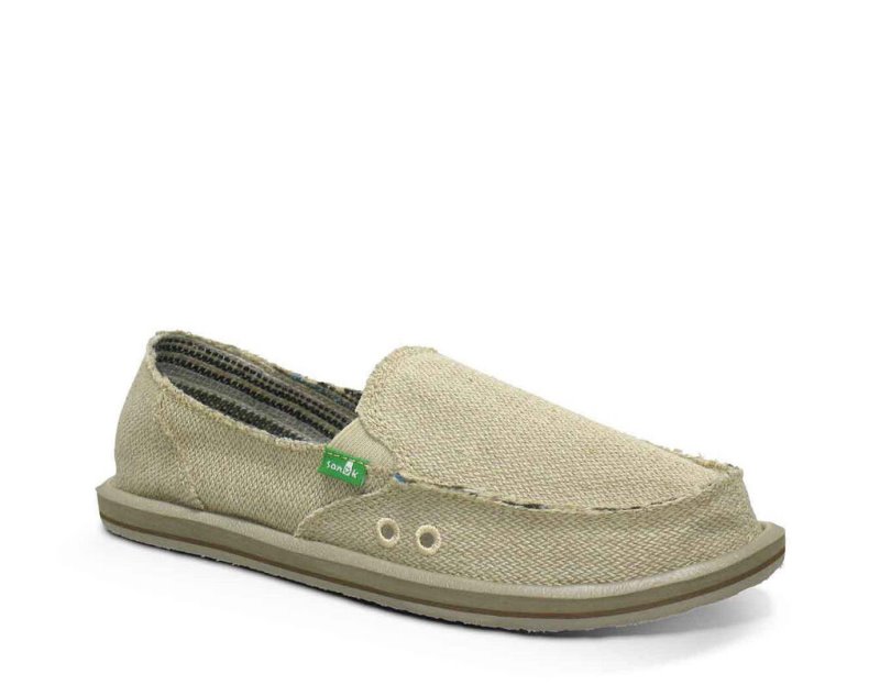 Sanuk Donna Hemp - Sanuk Shoes Womens Light Olive - Philippines LGFUZC781